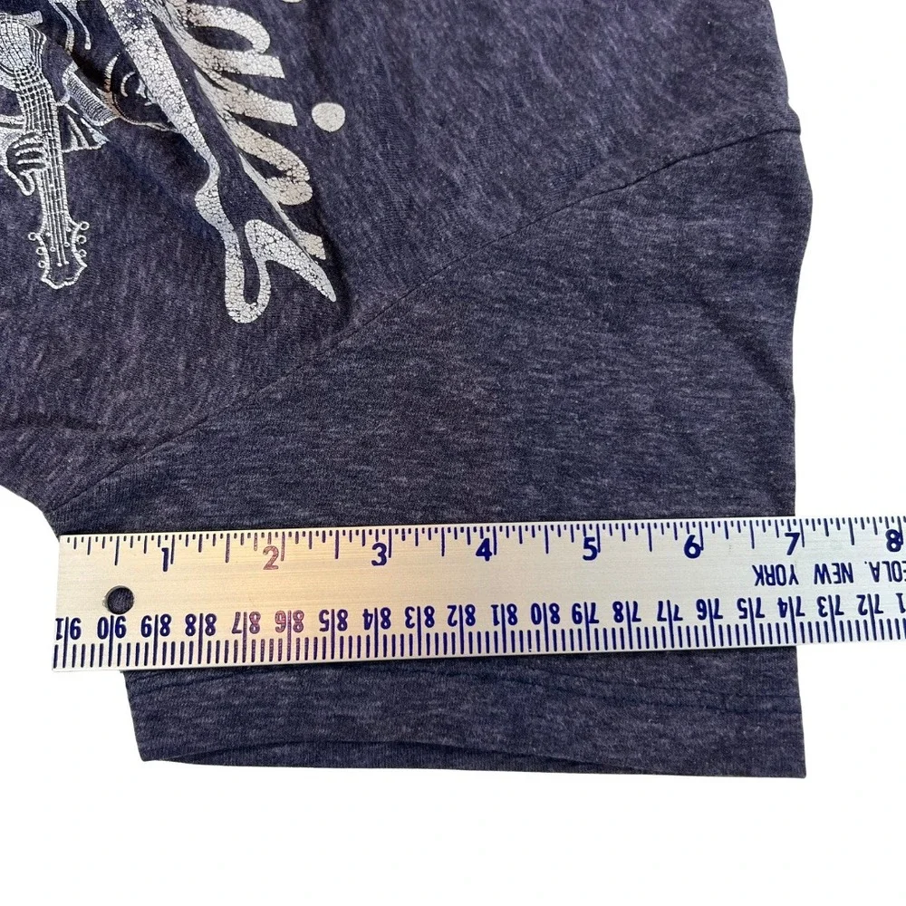 True Religion Buddha Graphic T Shirt Purple Heather Short Sleeve Mens S/P